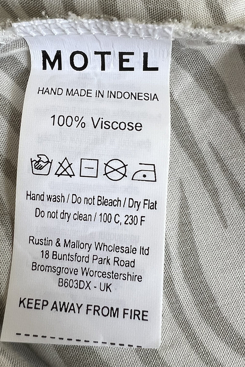 MOTEL Zebra print Dress
