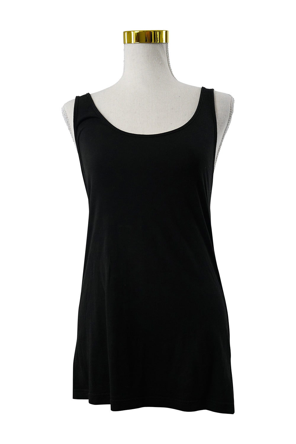MINKPINK Black Scoop Tank Top