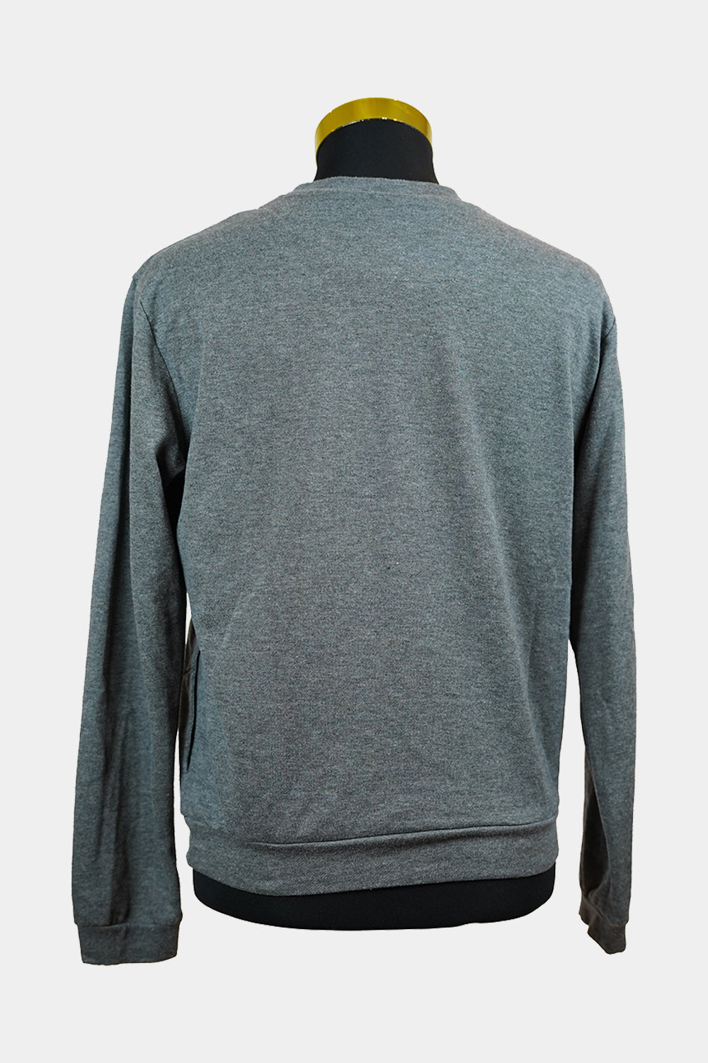 ANTIPODIUM Grey Crew Neck Jumper