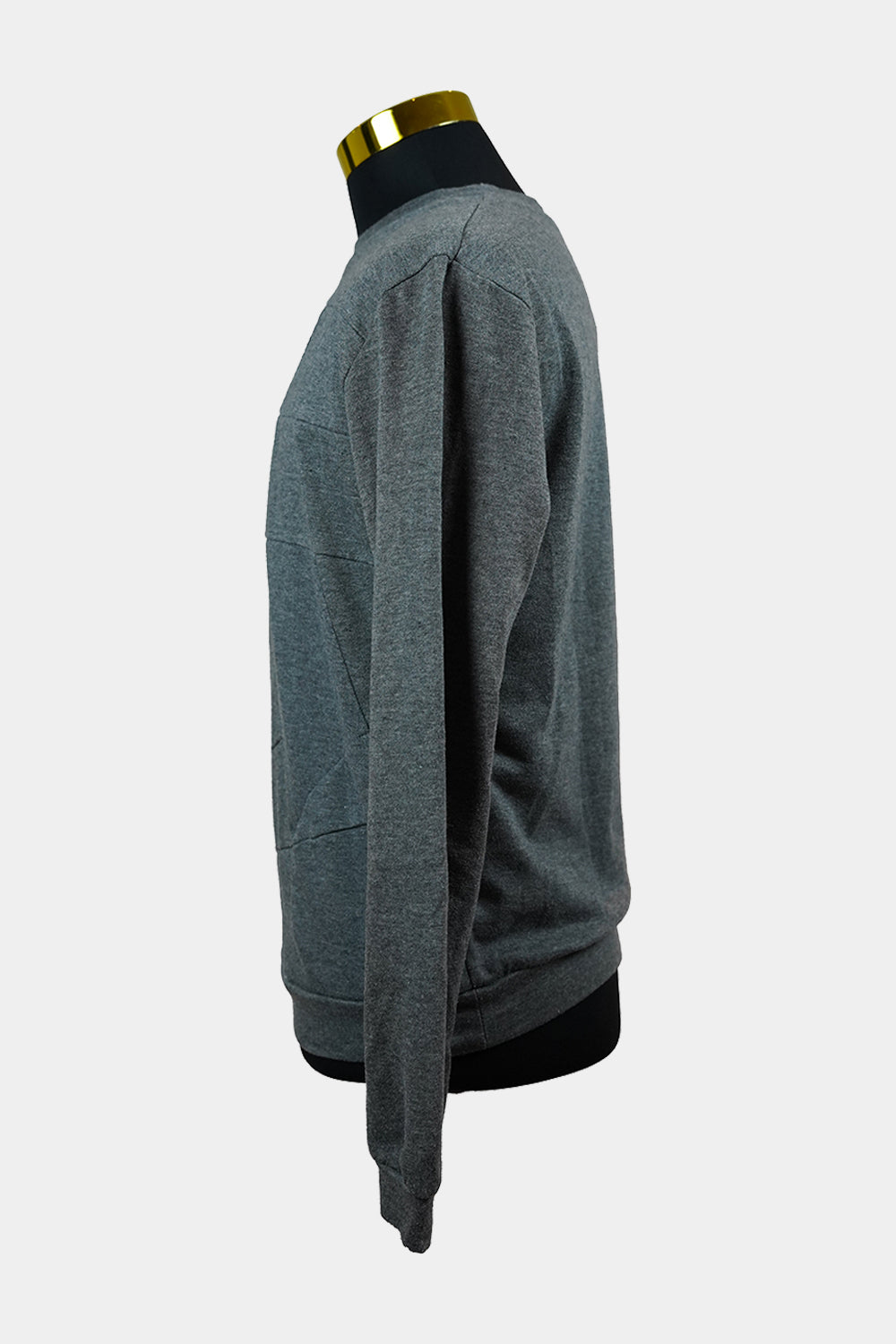 ANTIPODIUM Grey Crew Neck Jumper