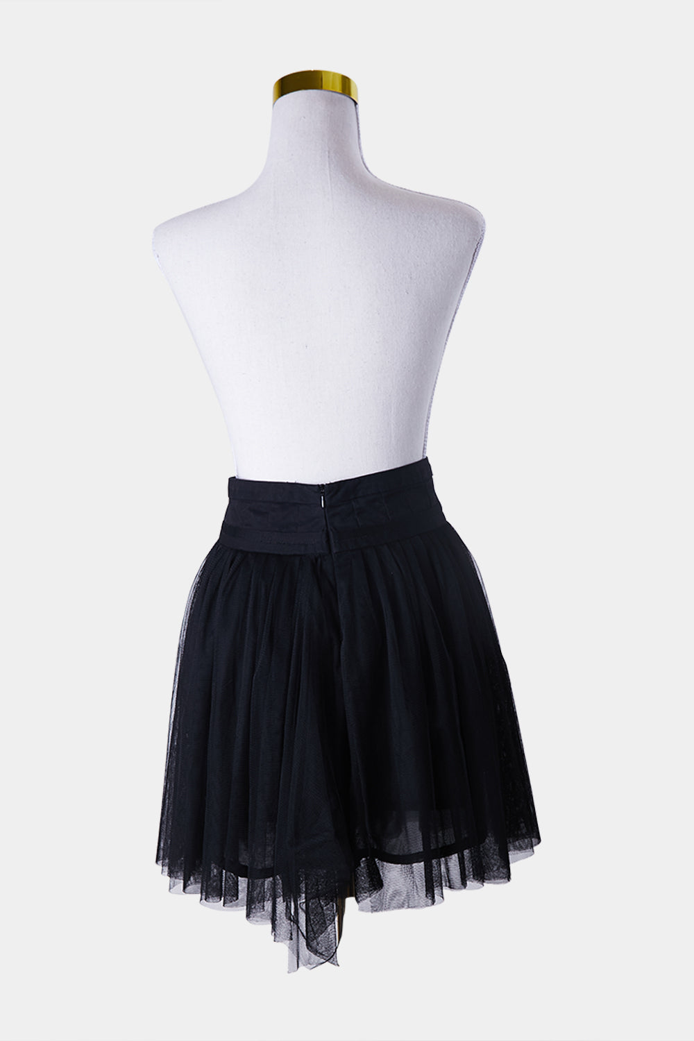 ZHOUK Black Tulle Skirt