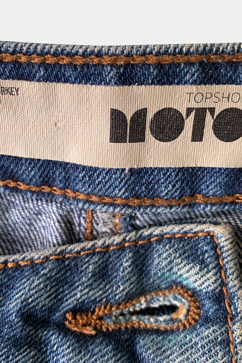 TOPSHOP Blue Skirt