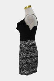 KENJI Black and White Mini Dress