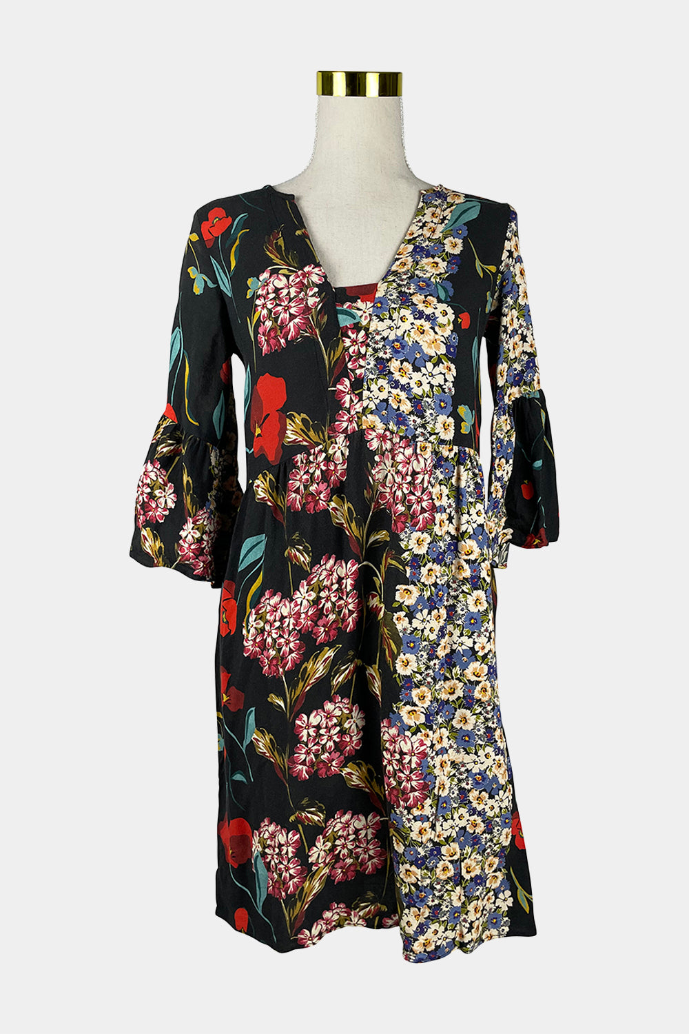 ZARA Multicoloured Floral Mini Dress