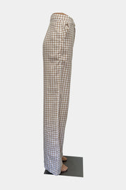 SUBTITLED White & Light Brown  Pants