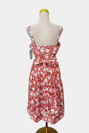 BASQUE Orange and White Dress
