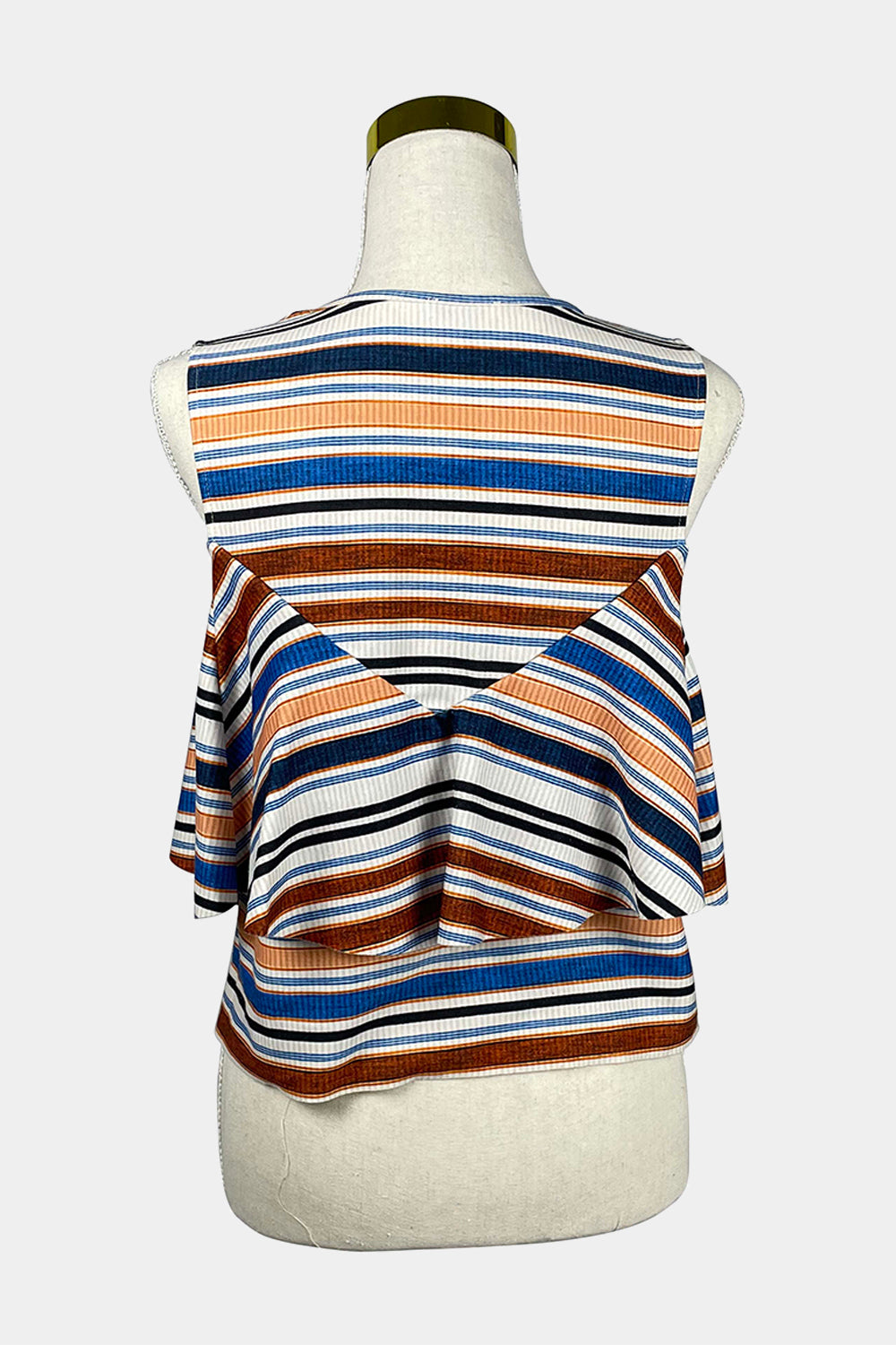 ZARA Multicoloured Stripe Crop Top