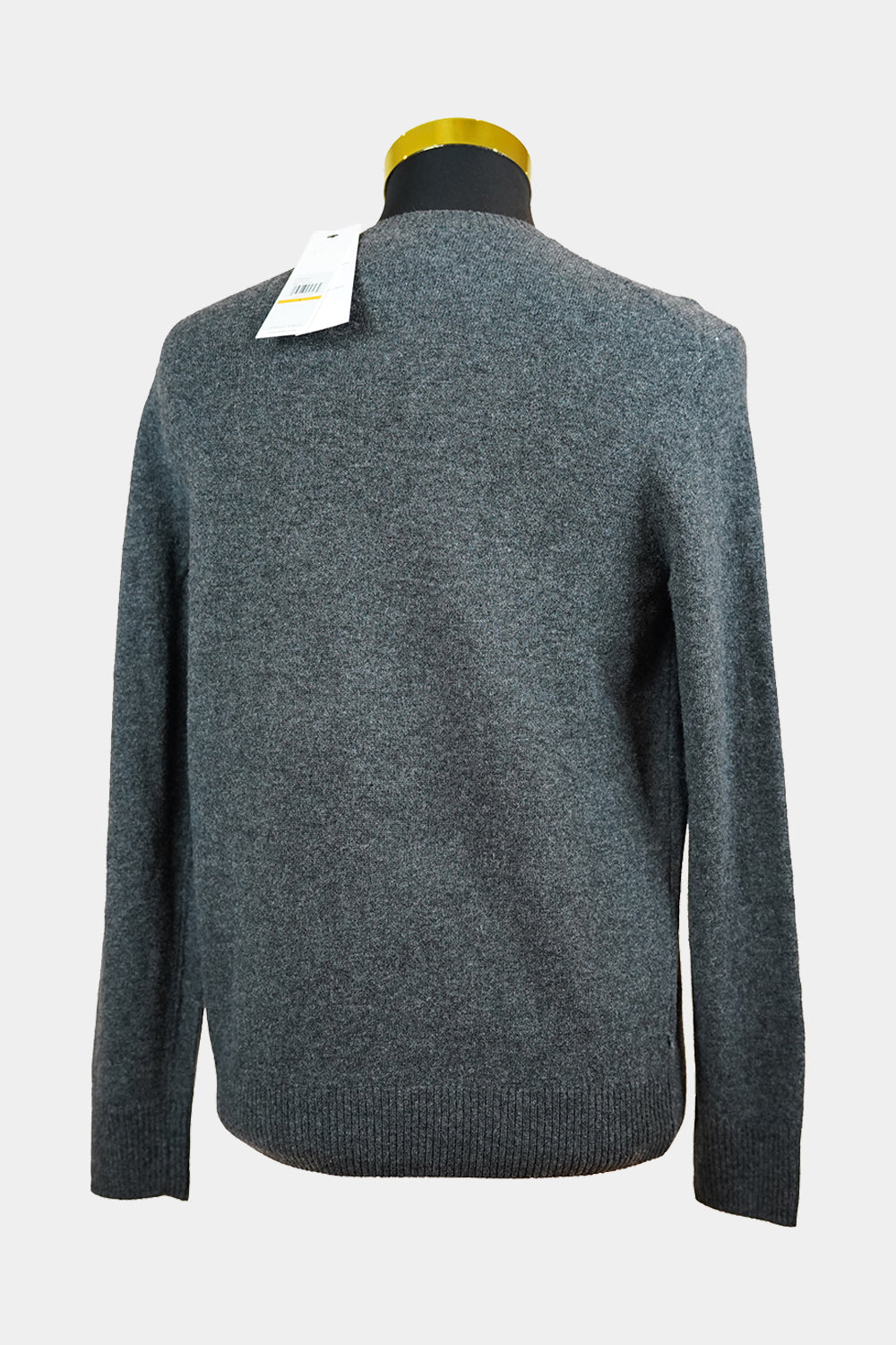 Calvin Klein Grey Crew Neck Marino Sweater