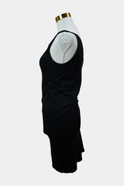 LOUNGE Black Slip Dress