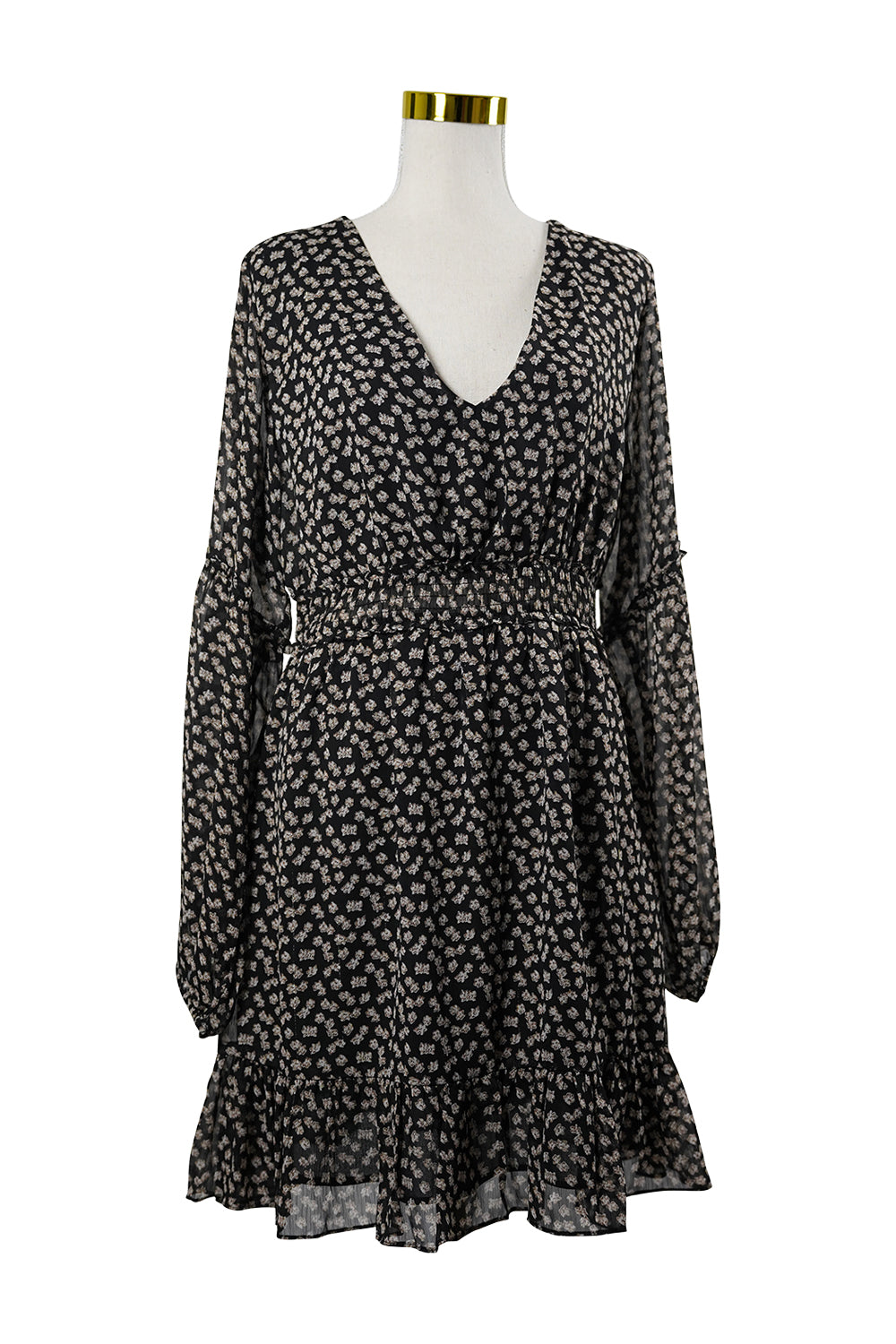 Harper & Me Black Floral Mini Dress