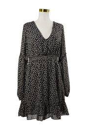 Harper & Me Black Floral Mini Dress