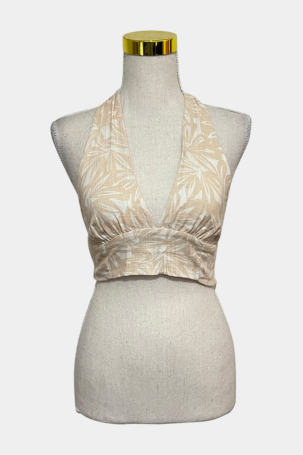 Perfect Stranger White and Beige Top