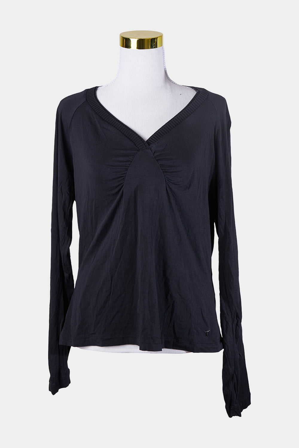 Tru Trussardi Black Long Sleeve Top