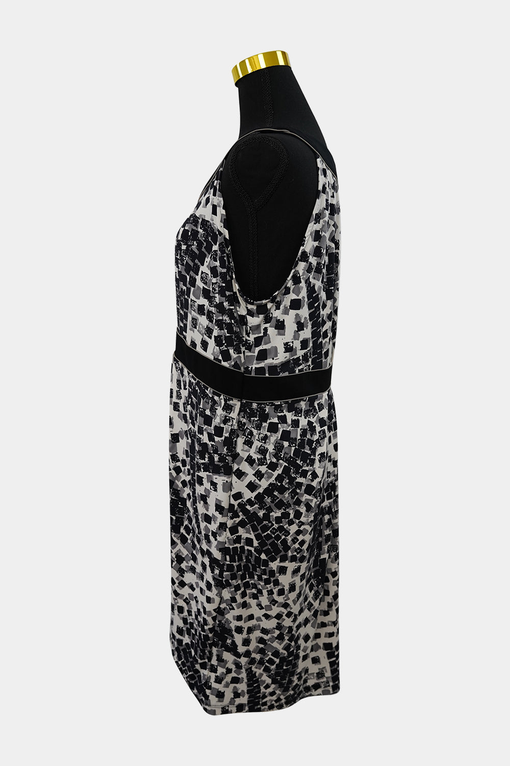 JACQUIE Black, White Work Dress