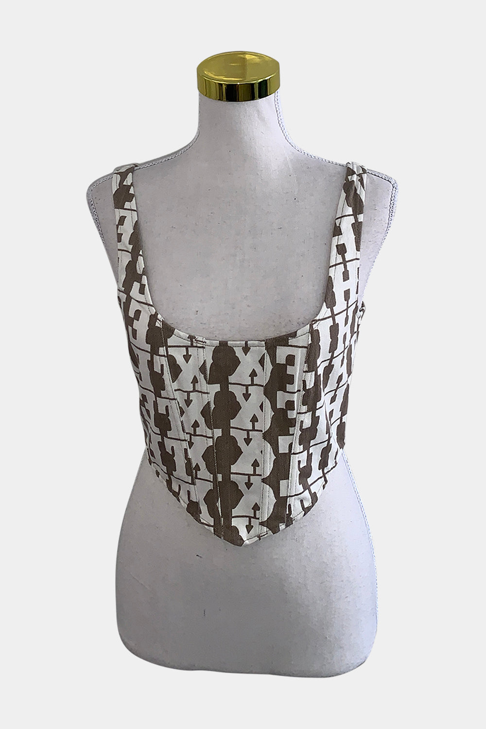 White Fox Brown Top