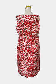 Perri Cutten Red and White Dress