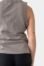 Country Road Brown Thick Singlet