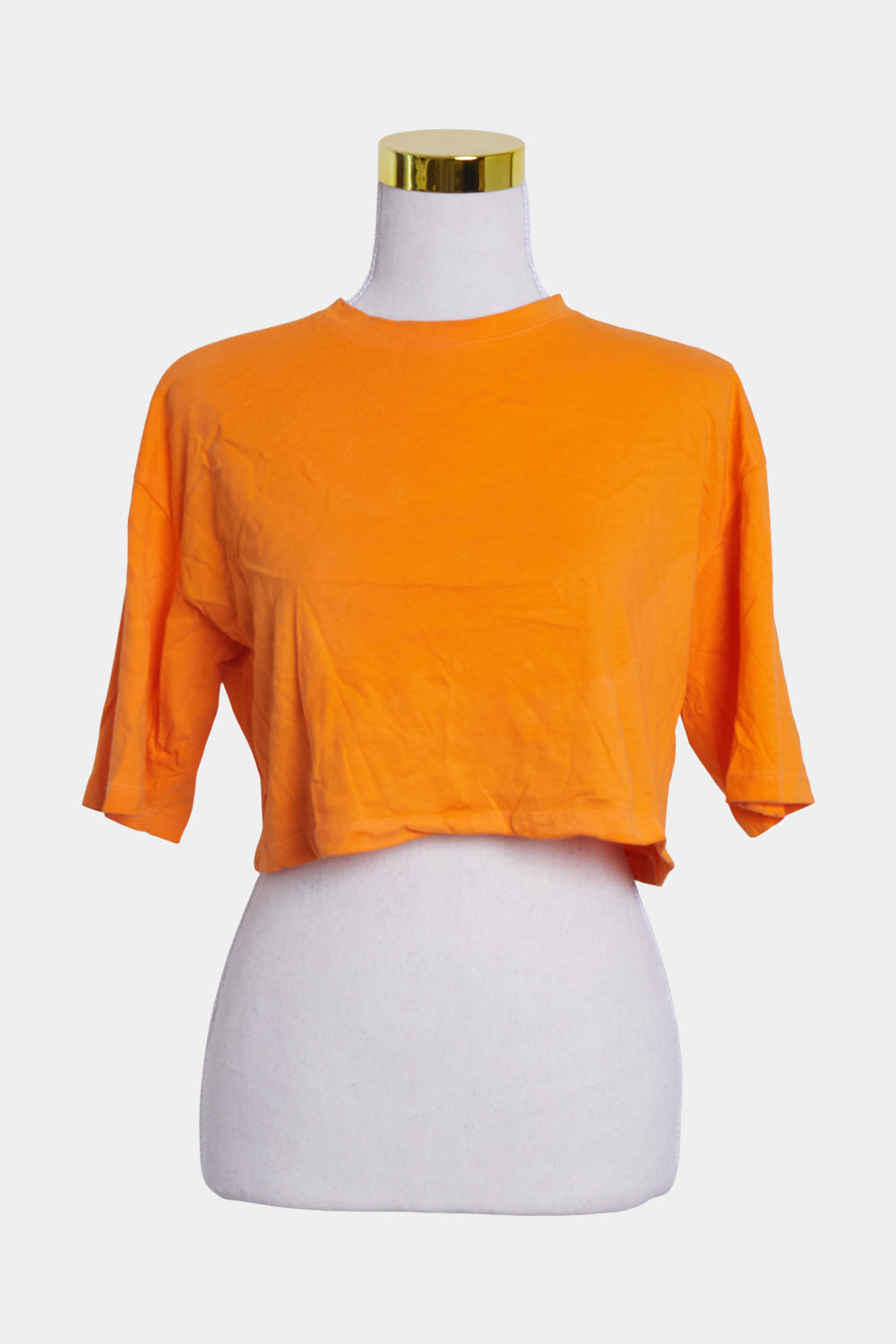 The Frankie Shop Orange Crop T Shirt