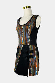 Caroline Morgan Black Scoop Neck Knit Dress