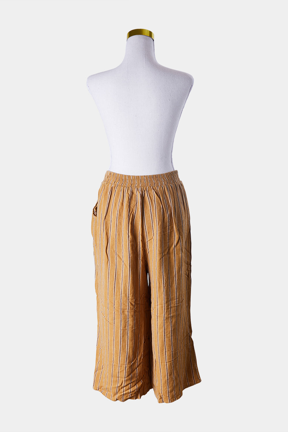 DOTTI Mustard Stripe Loose Pants