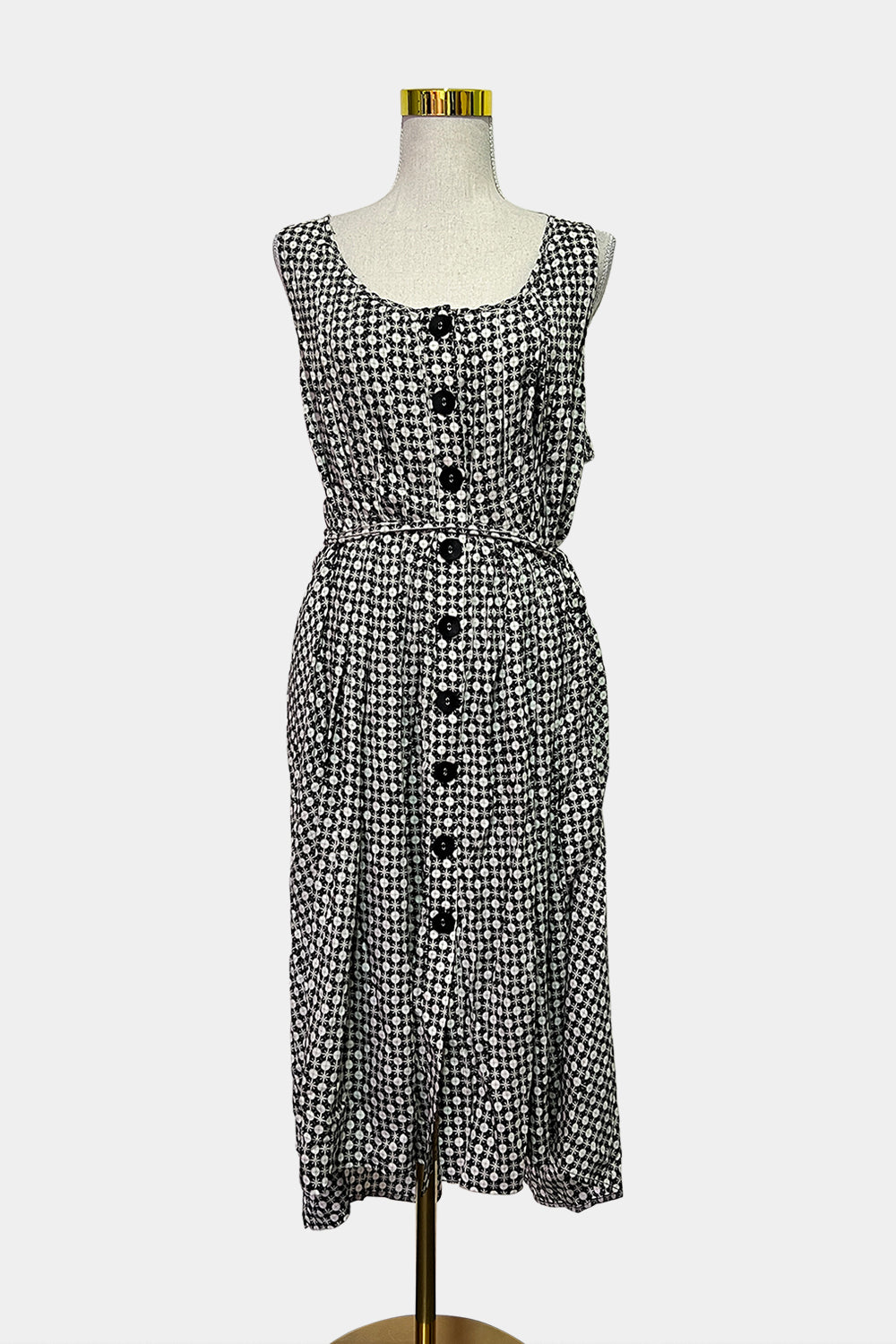 Luxe Deluxe Black and White Dress