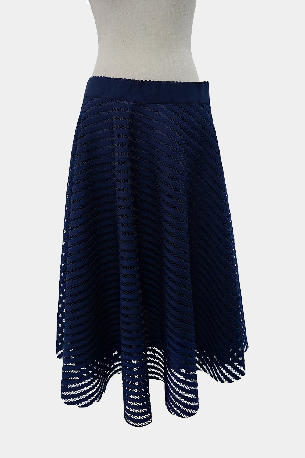 Caroline Morgan Blue Midi Skirt