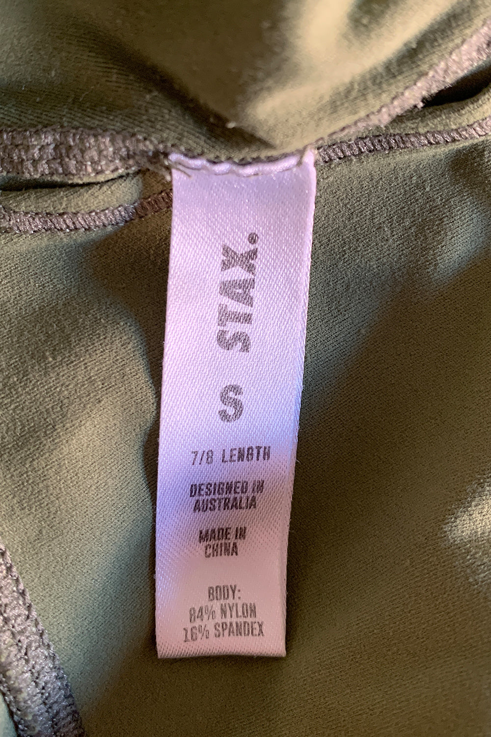 STAX Green Gym Leggings