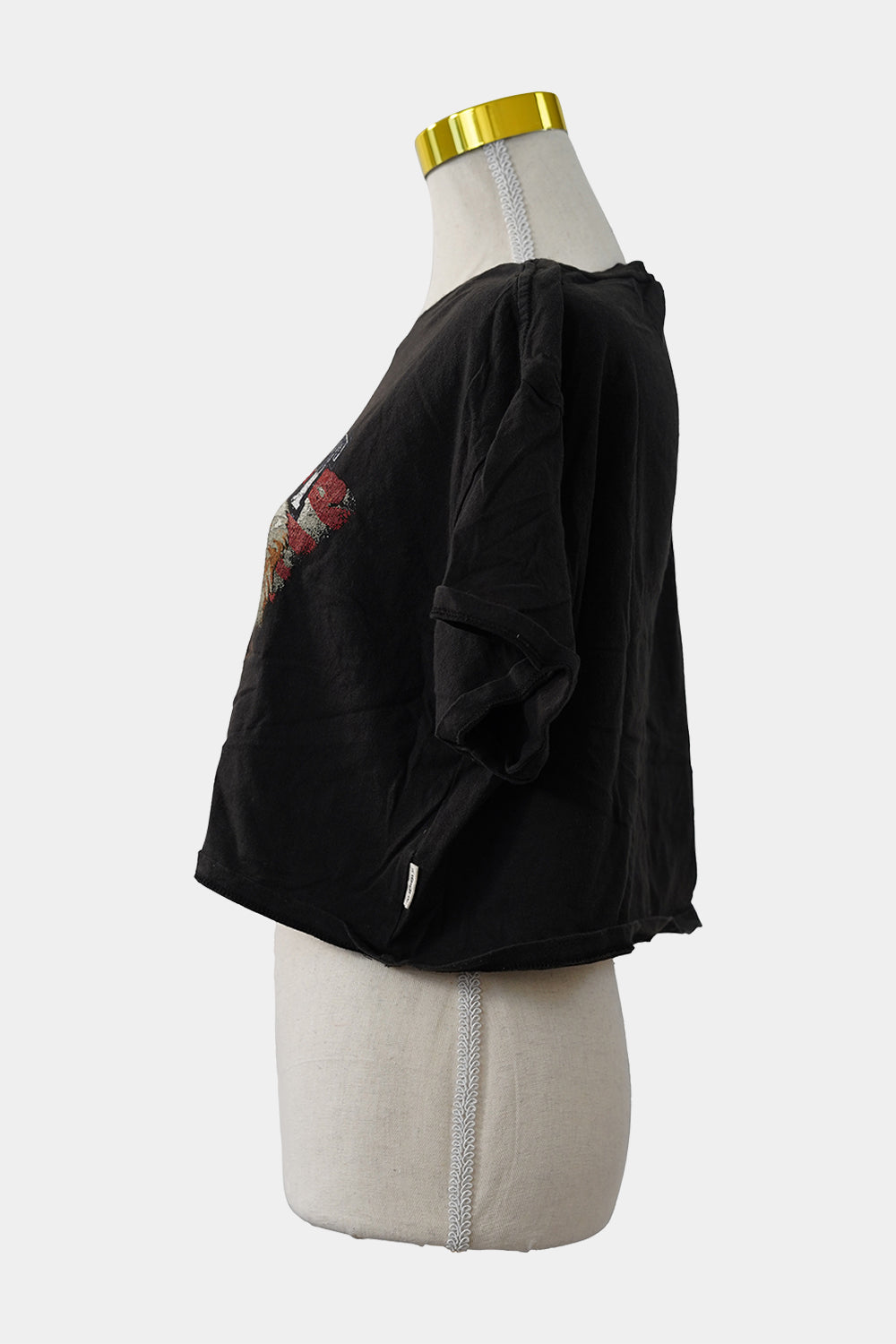 INSIGHT Black Eagle Cropped Boxy T-Shirt