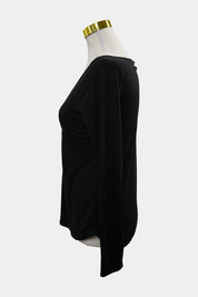 Cotton On Body Black Buttoned Long Sleeve Top