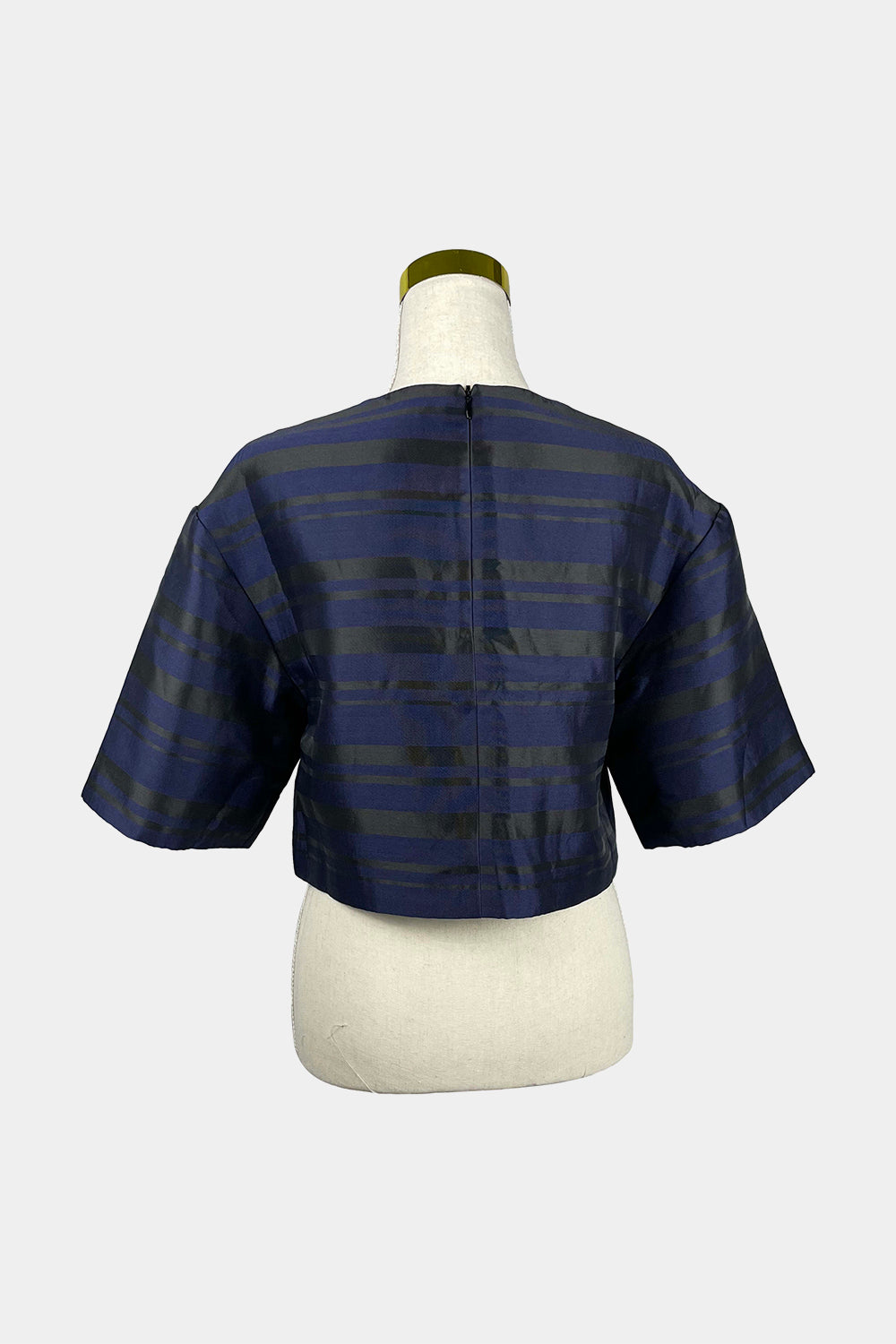 C/meo Collective Navy, Black Striped Crop
