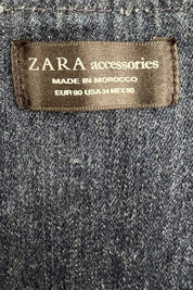 Zara Accesories Blue corset belt