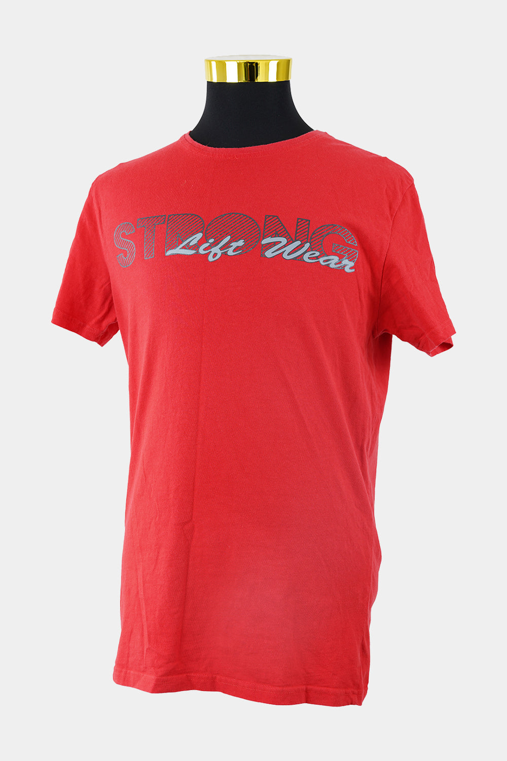 Strong Lift Wear Gym workout Red Graphic Tee