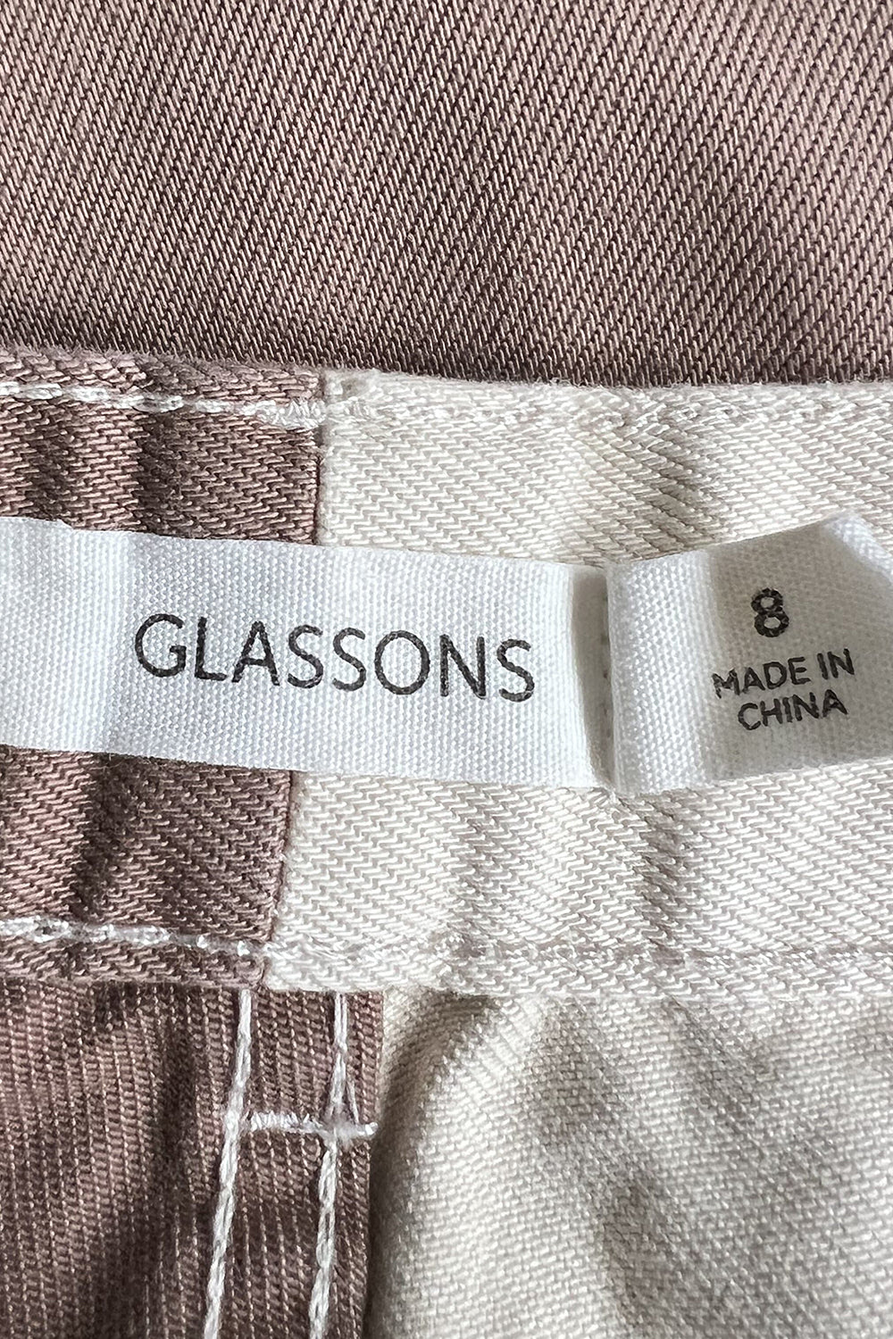 GLASSONS Brown & Beige Pants
