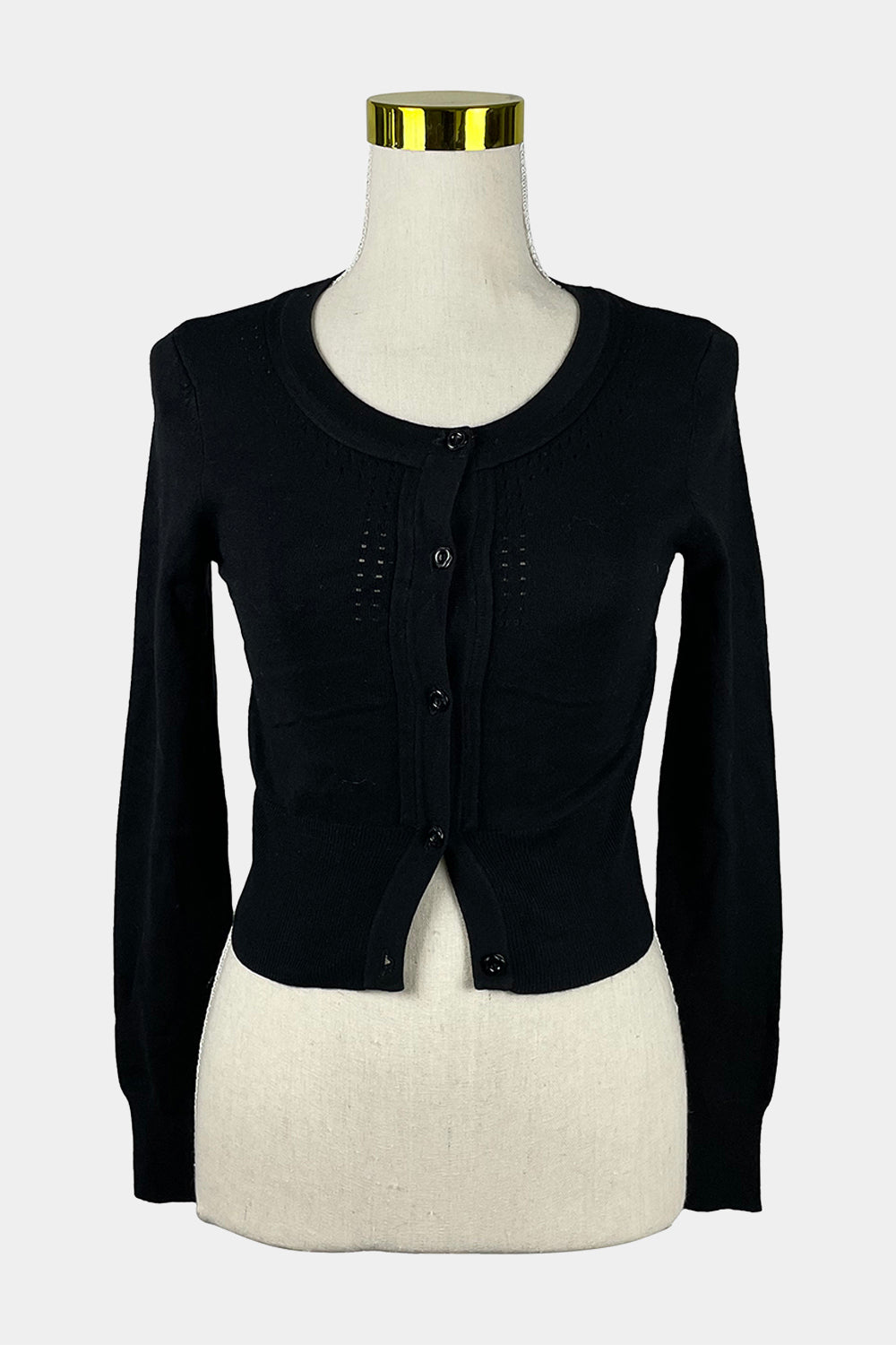 REVIEW Black Button Up Cardigan