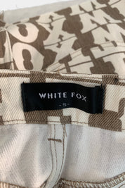 White Fox Brown Skirt