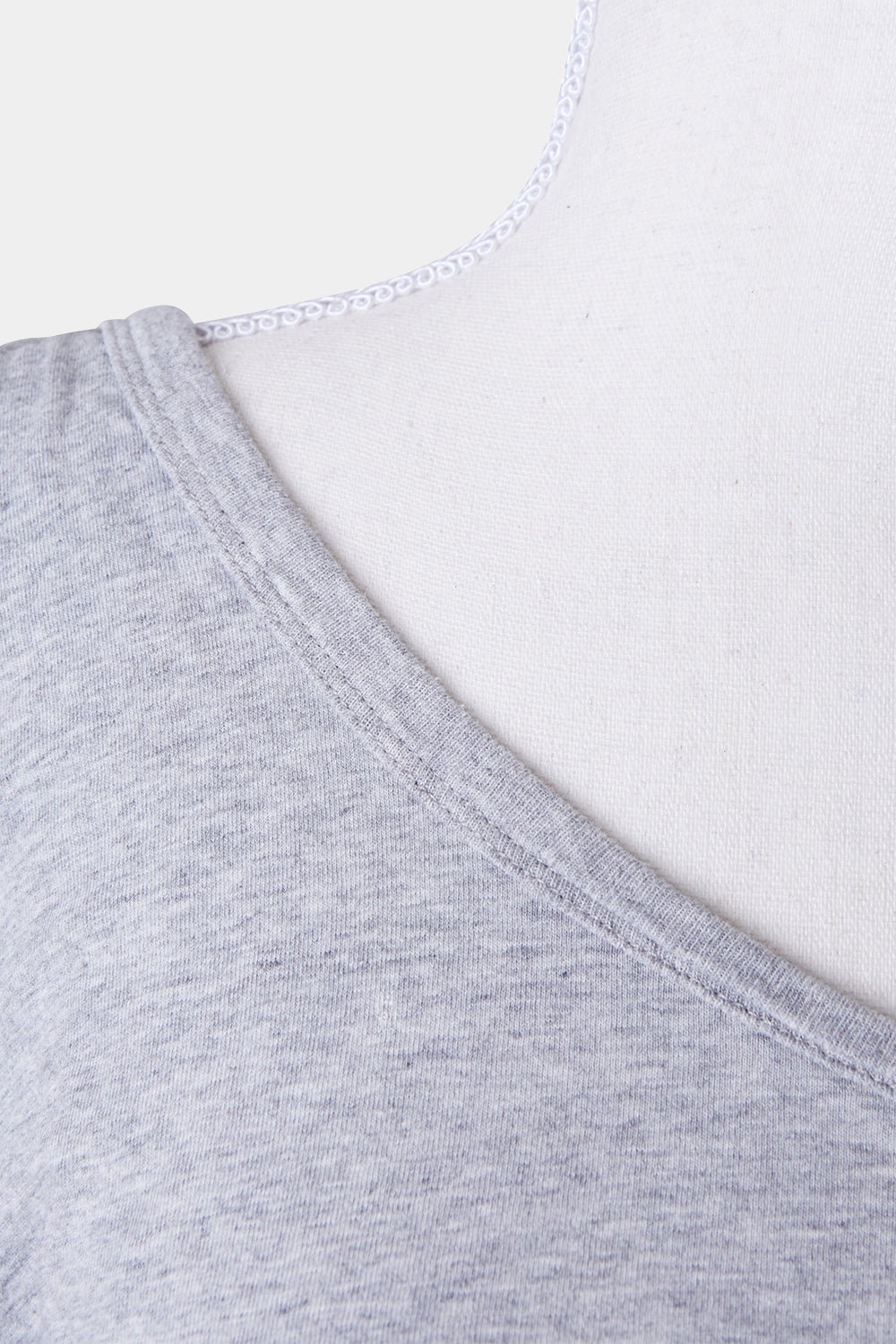 BASSIKE Grey One Shoulder Top