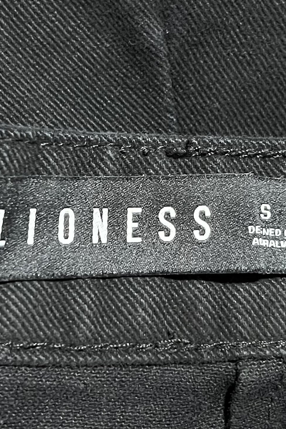 LIONESS Black Skirt