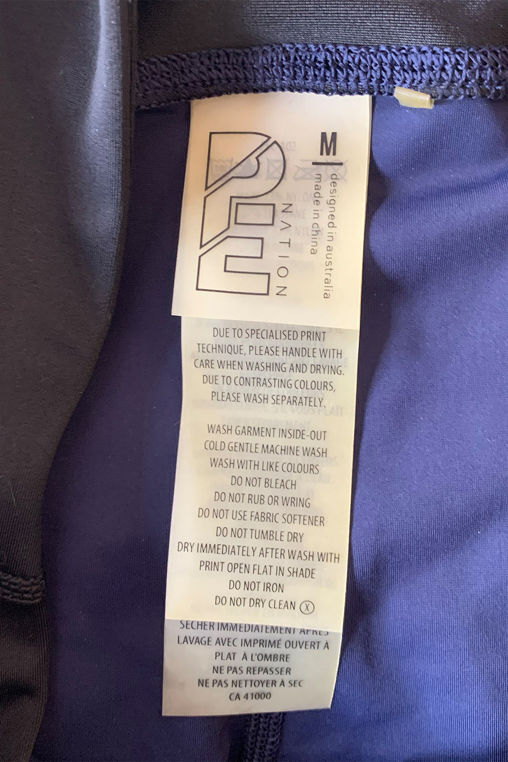 Pe Nation Navy Gym Leggings
