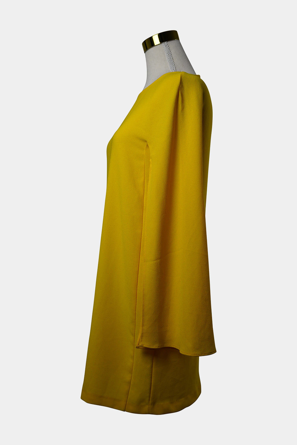 ZARA Yellow Long Bell Sleeved Smock Dress