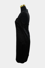 GEORGE Black Halter Sheath Dress