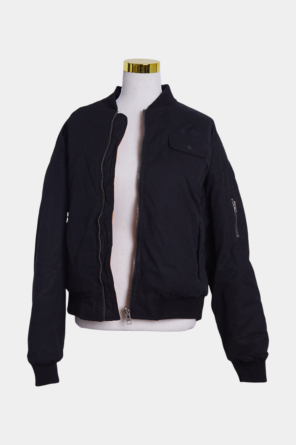 KSUBI Black Reversable Bomber Jacket