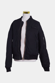 KSUBI Black Reversable Bomber Jacket