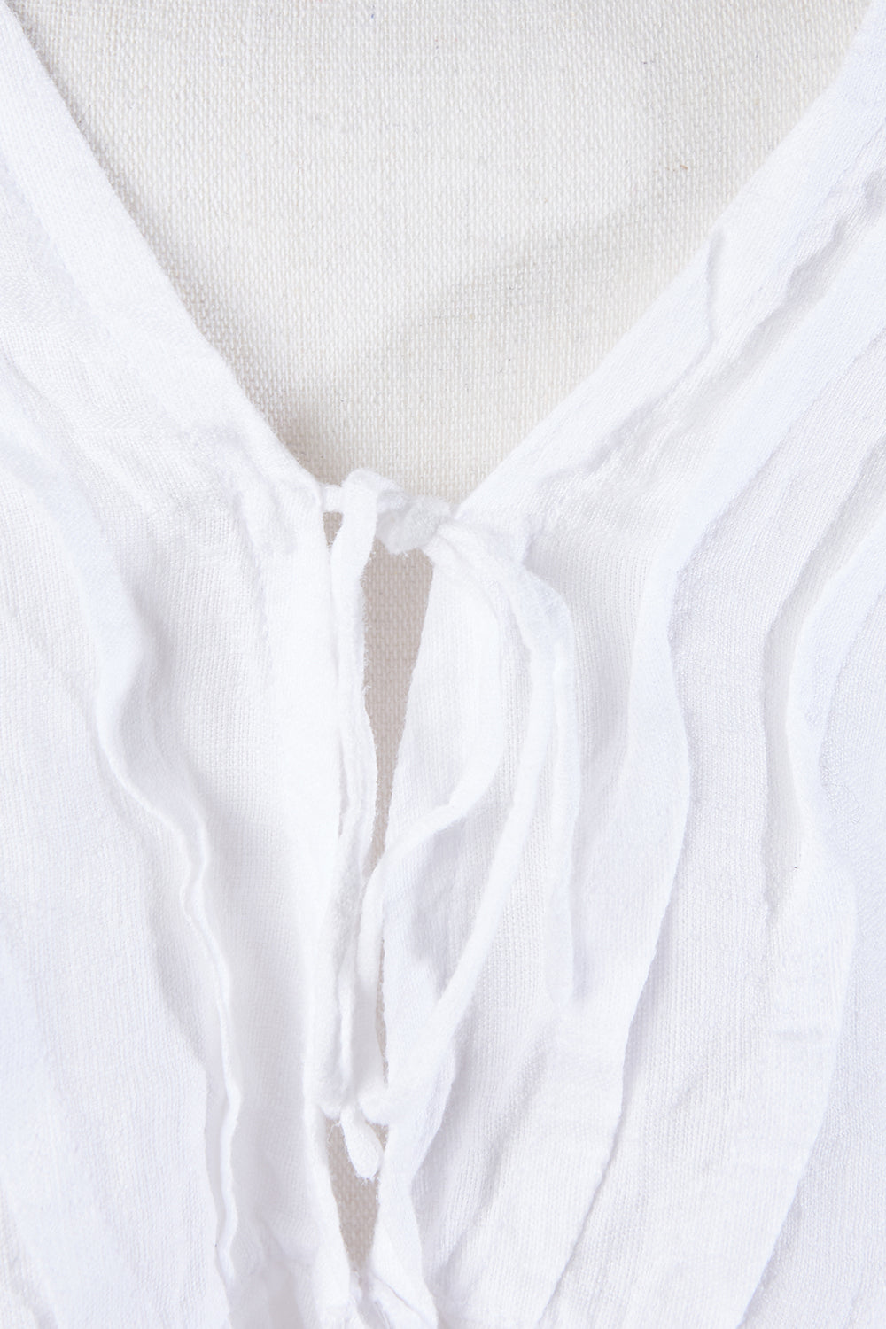 SANCIA White Tie Top
