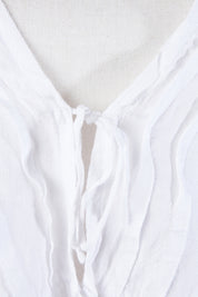 SANCIA White Tie Top