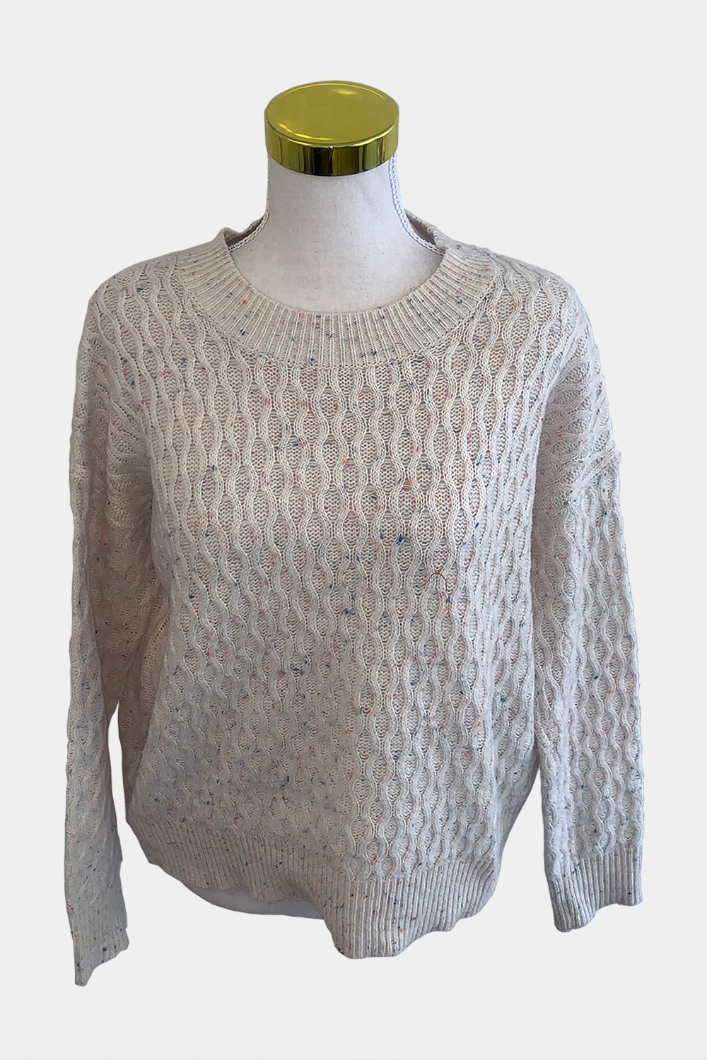 MANGO Oat Sweater