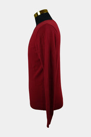 Tommy Hilfiger Red V Neck Sweater