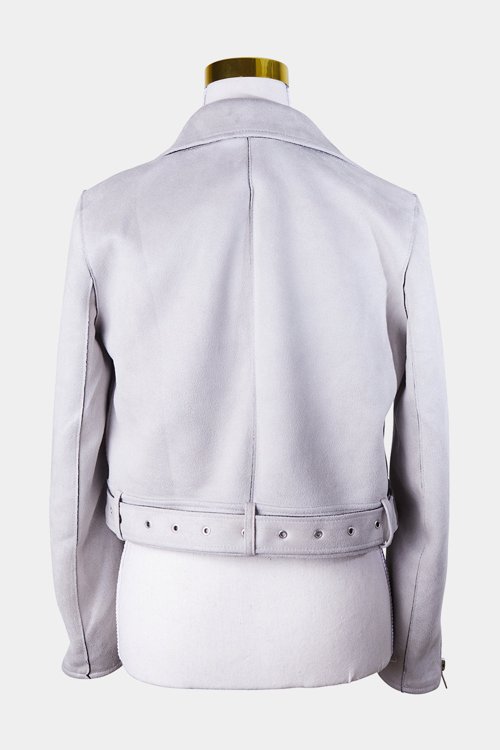 ZARA Grey Suede Biker Jacket