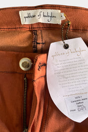 Goddess Of Babylon Rust Trousers