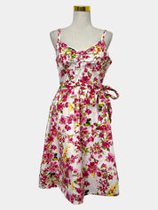 BASQUE Floral Dress