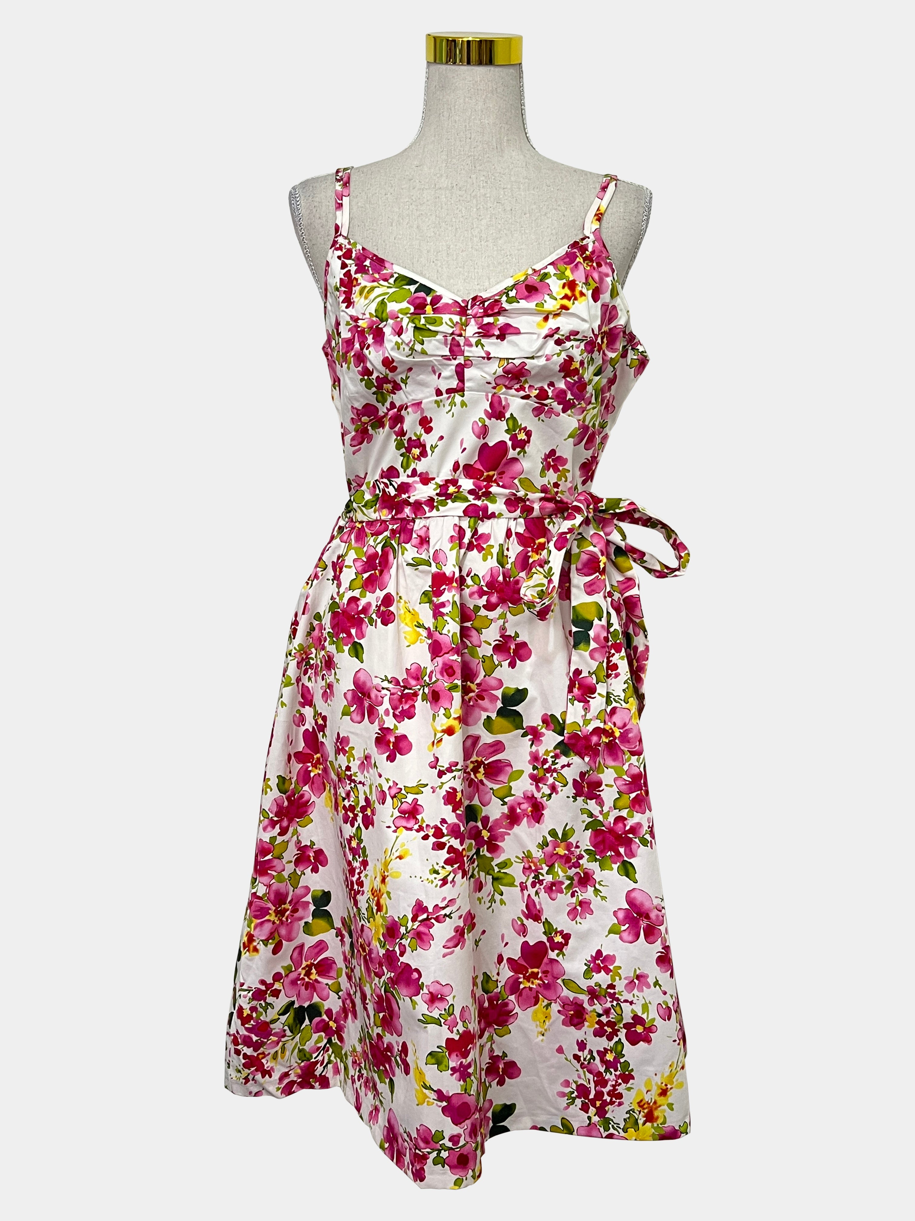 BASQUE Floral Dress